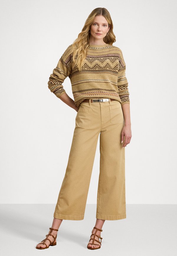 Lauren Ralph Lauren STRETCH CHINO WIDE LEG CROPPED PANT