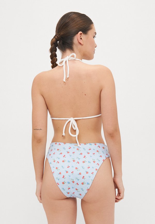 Hollister Co. Curvy High-Leg High-Waist Ribbed Cheeky Bikini Bottom