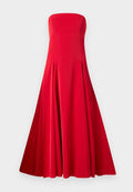 Abercrombie & Fitch Godet Clasp-Back Midi Dress