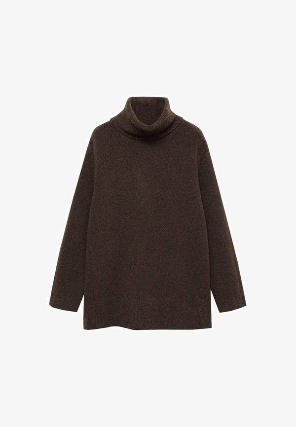Mango TURTLENECK  - Jumper - brown