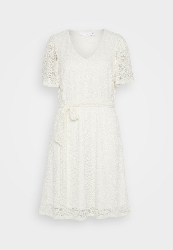 VILA VIBLAIR V NECK SHORT DRESS