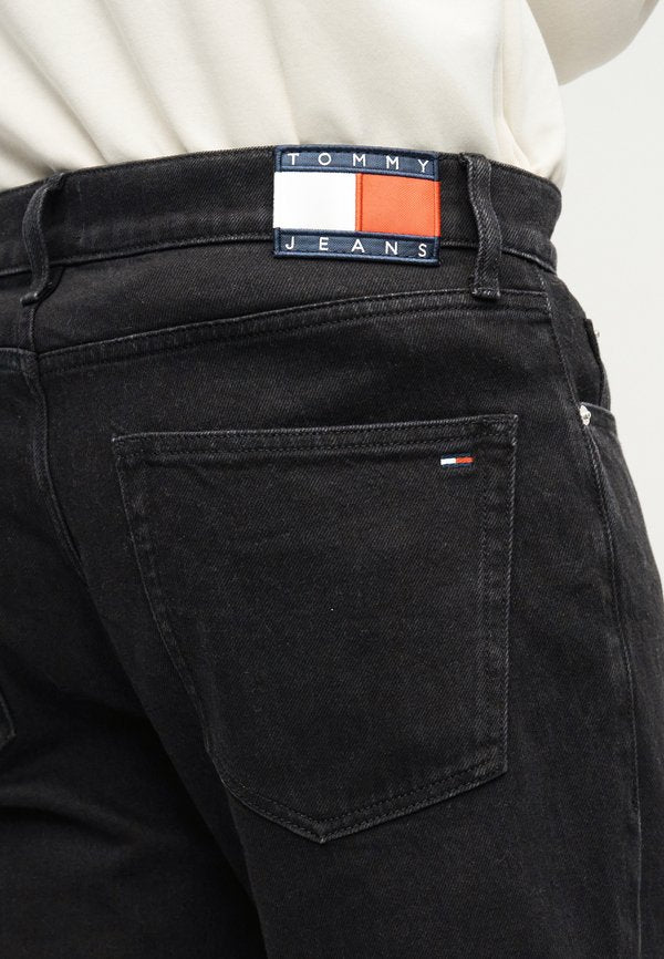 Tommy Jeans RYAN SLIM STRAIGHT LEG BLACK JEANS