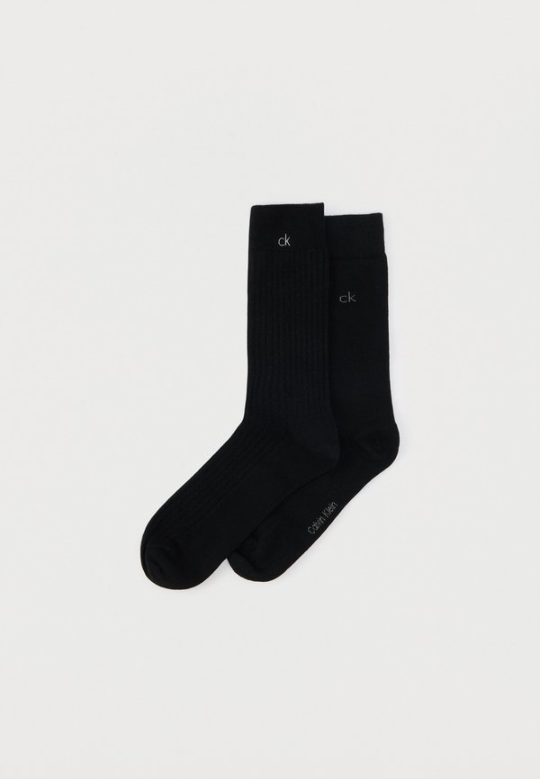 Calvin Klein Underwear MEN SOCK WAFFLE 2 PACK - Socks - black