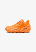 Puma LA FRANCÉ RNR UNISEX - Basketball shoes - heat fire-silver-coloured mist