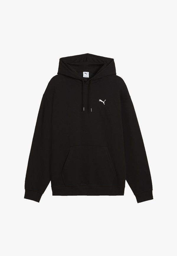 Puma ESSENTIALS ELEVATED RELAXED HOODIE - Hoodie - black