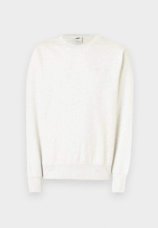 Nike Sportswear CLUB CREW - Sweatshirt - birch heather white