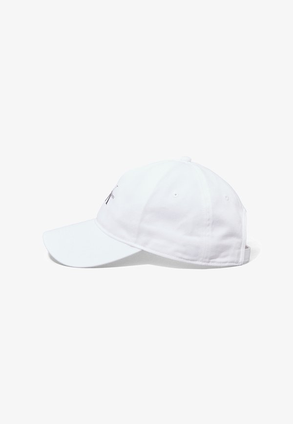 Calvin Klein MONOLOGO BASEBALL - Cap - bright white