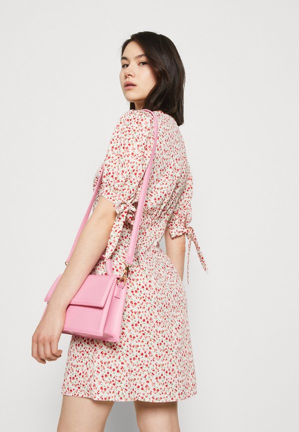 JDY JDYNICOLE TIE SLEEVE SHORT DRESS