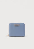 Guess LAUREL SMALL ZIP AROUND - Wallet - grey blue