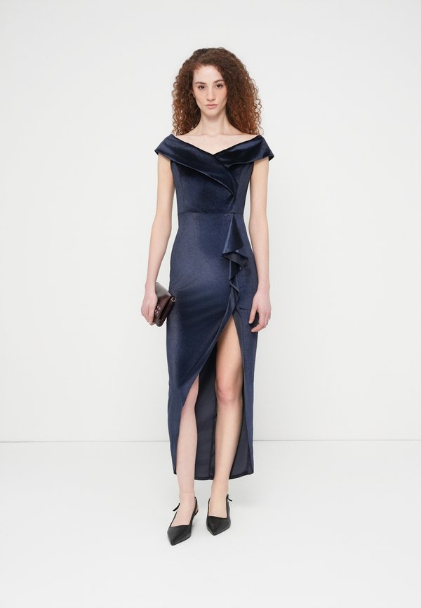 WAL G. HAILY RUFFLE MAXI