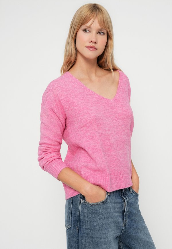 JDY JDYELANORA L/S V-NECK PULLO. KNT NOOS