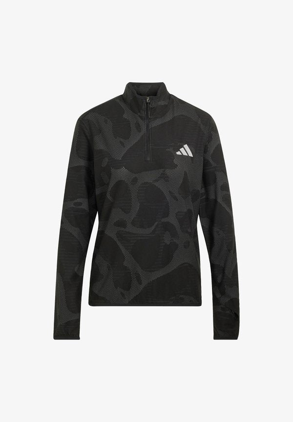 adidas Performance ADI365 HALF Z W - Long sleeved top - black/grey five