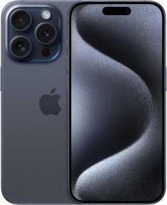 Apple iPhone 15 Pro 128GB titan blau