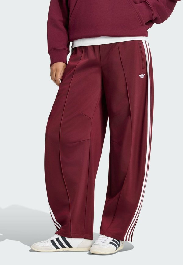 adidas Originals FIREBIRD BARREL PANTS - Tracksuit bottoms - maroon
