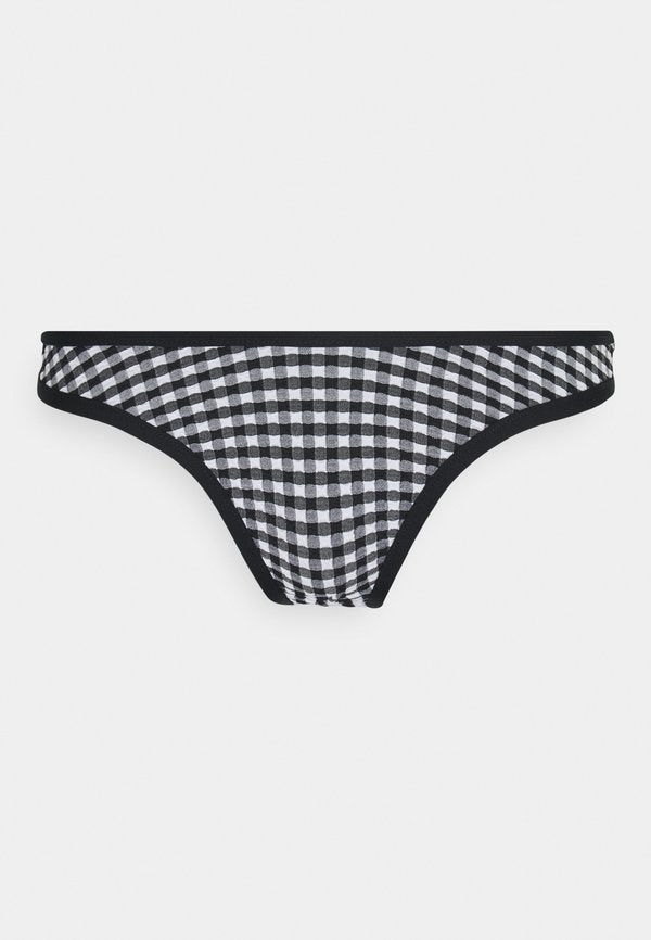 Seafolly CHECK IN HIGH CUT PANT REVERSIBLE
