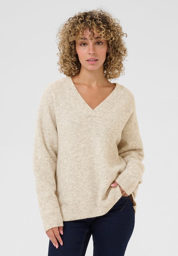 Cream CRMERLE V-NECK
