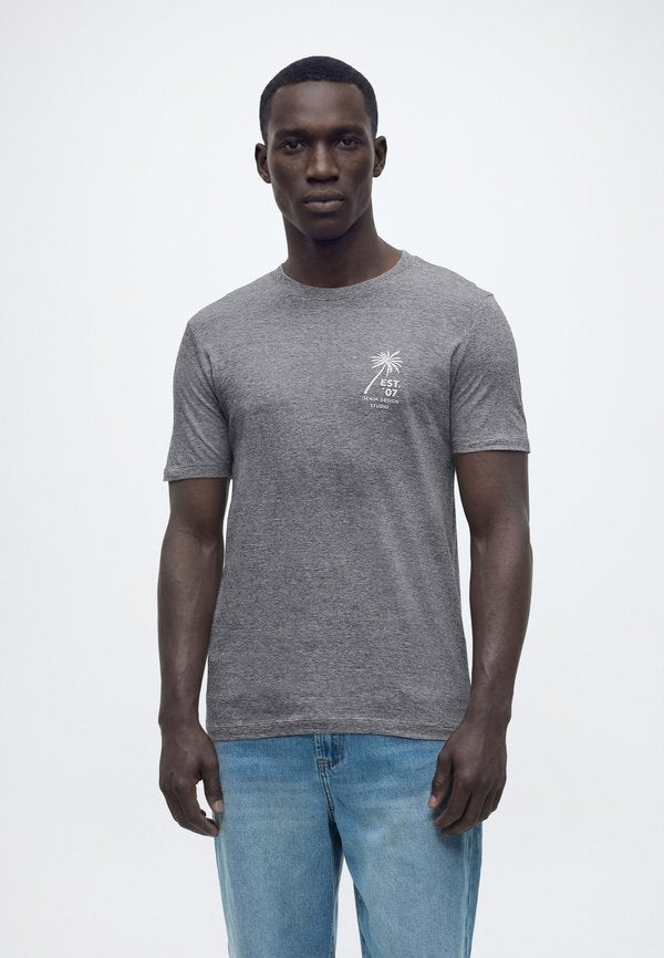TOM TAILOR DENIM FINE STRIPE PRINTED T-SHIRT