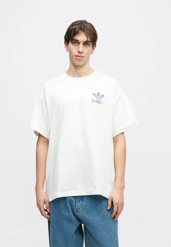 adidas Originals SARDINES - Print T-shirt - off white