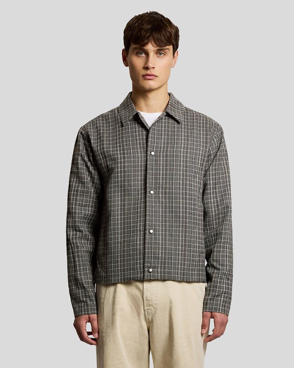 Lyle & Scott MULTI WEAVE COLLARED JACKET