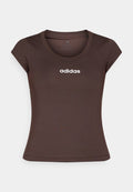 adidas Performance HYPERGLAM BABY - Basic T-shirt - aurora coffee