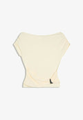 Bershka TSHIRT 01226693 - Print T-shirt - beige
