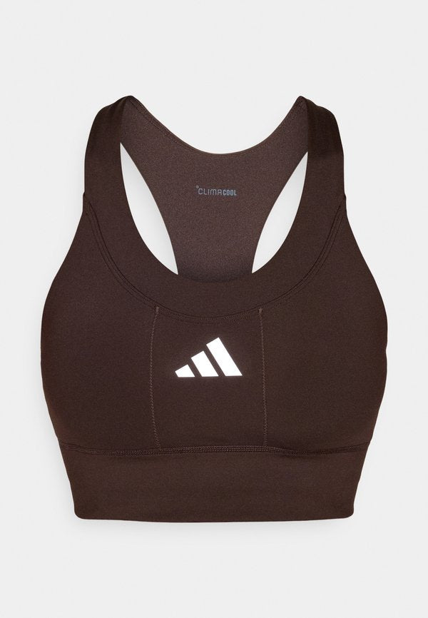 adidas Performance ADI365 BRA - Medium support sports bra - aurora coffee