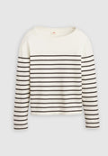 Levi's® MARIN STRIPE - Long sleeved top - egret/anthracite