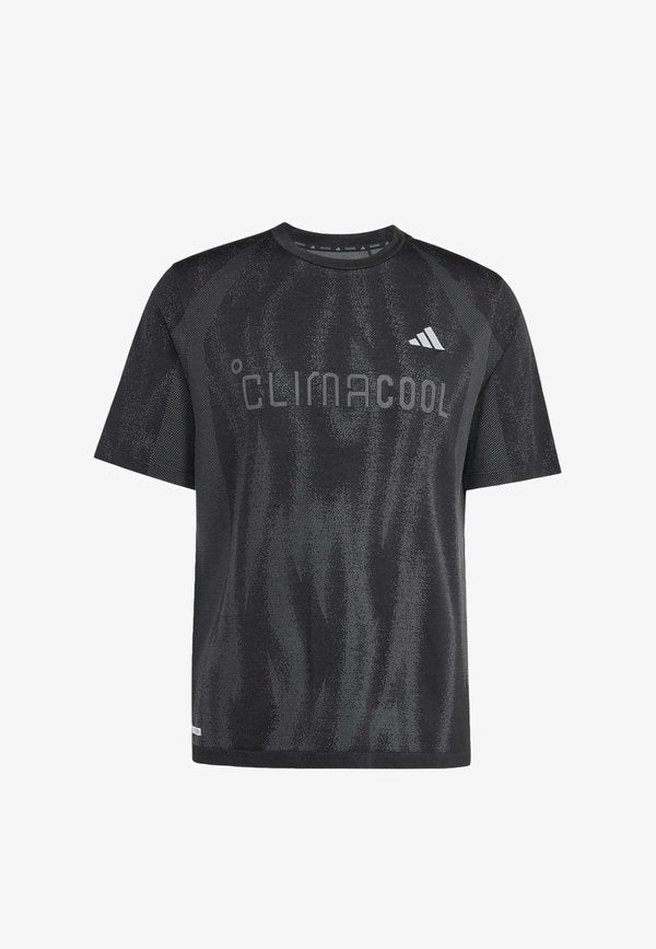 adidas Performance ADIDAS PERFORMANCE TECH APPAREL SEAMLESS T-SHIRT - Sports T-shirt - black   grey four