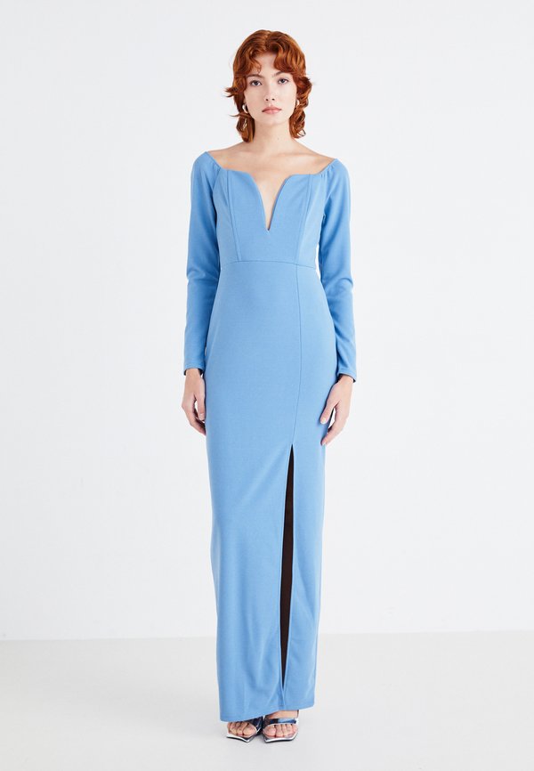 WAL G. WEDDING TILLY V NECK MAXI