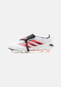 adidas Performance PREDATOR ELITE FOLD-OVER TONGUE FIRM GROUND UNISEX - Firm-ground football boots - footwear white/solar turbo/core black