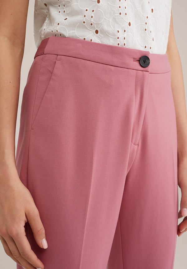 WE Fashion DAMES SLIM FIT PANTALON MET STRETCH