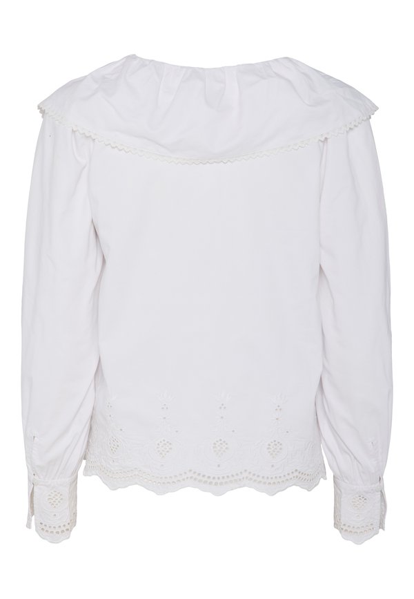 Pieces PCANNABELLE V-NECK FRILL