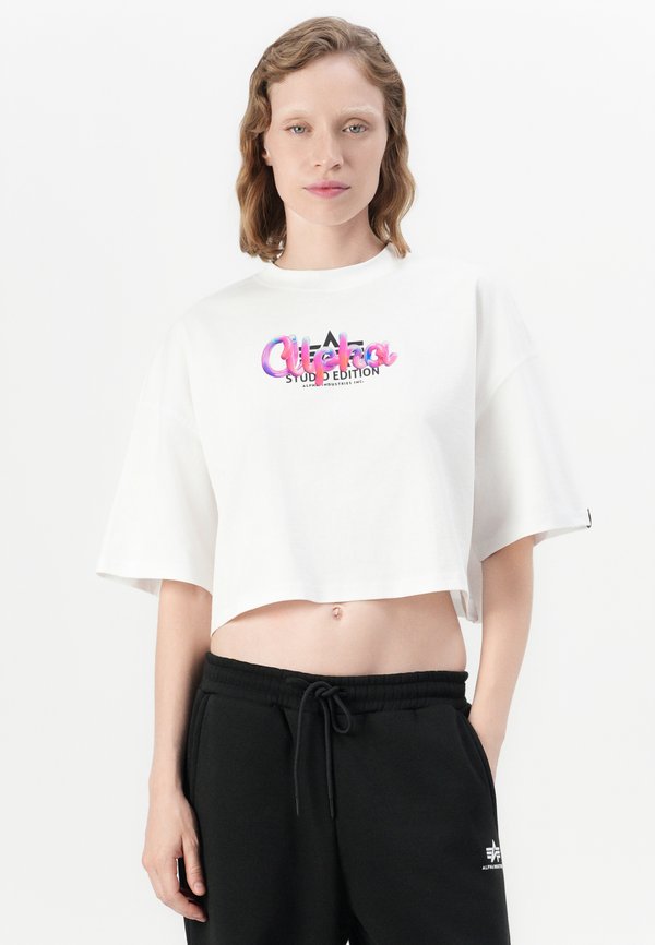 Alpha Industries STUDIO RAINBOW CROPPED