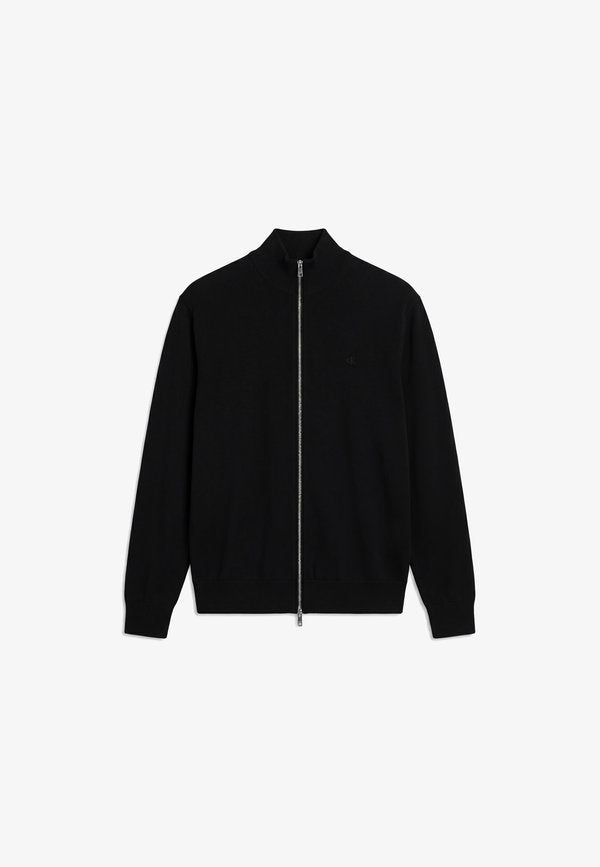 Calvin Klein FULL ZIP  - Cardigan - black