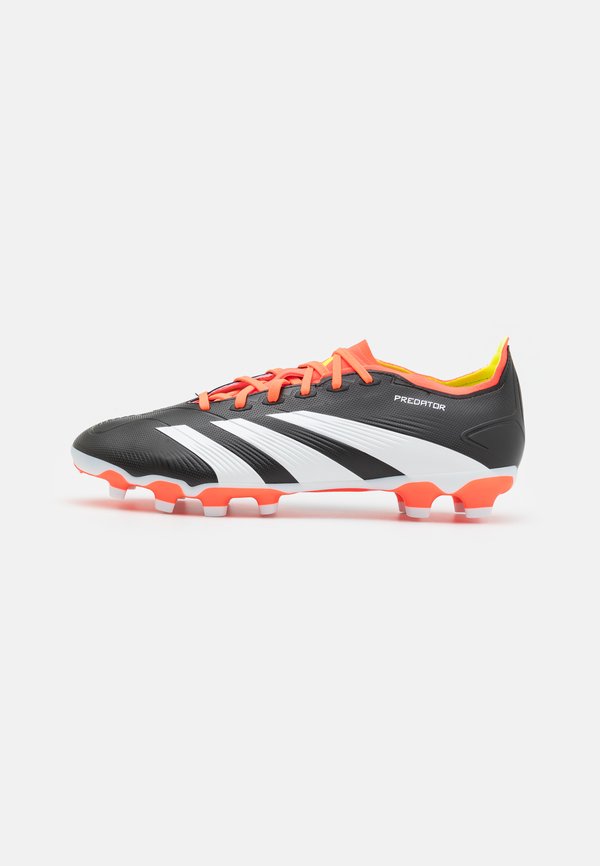 adidas Performance PREDATOR LEAGUE LOW MG - Firm-ground football boots - core black/footwear white/solar red