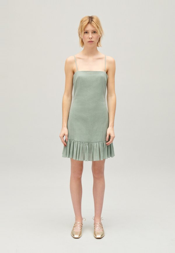 Claudie Pierlot ROBE COURTE VOLANTÉE