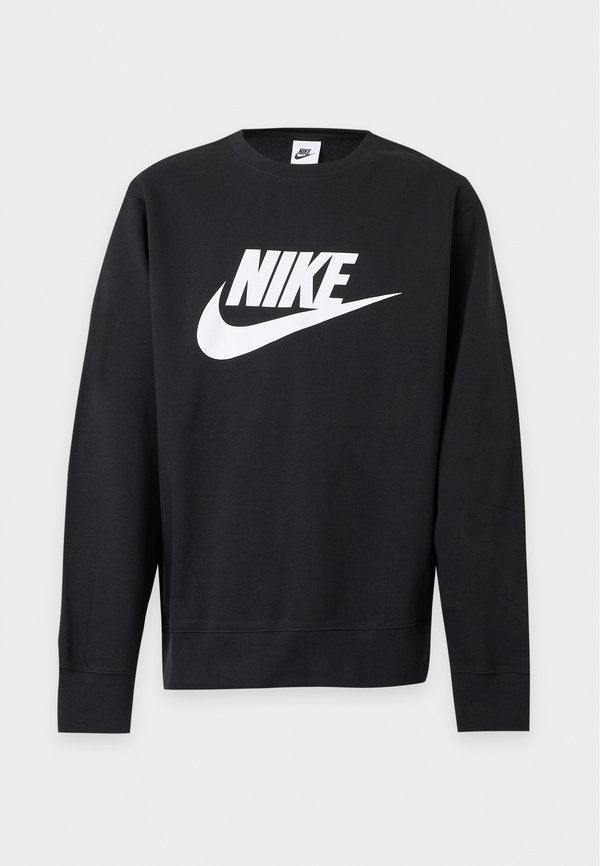 Nike Sportswear M NK CLUB BB GFX CREW - Sweatshirt - black/white