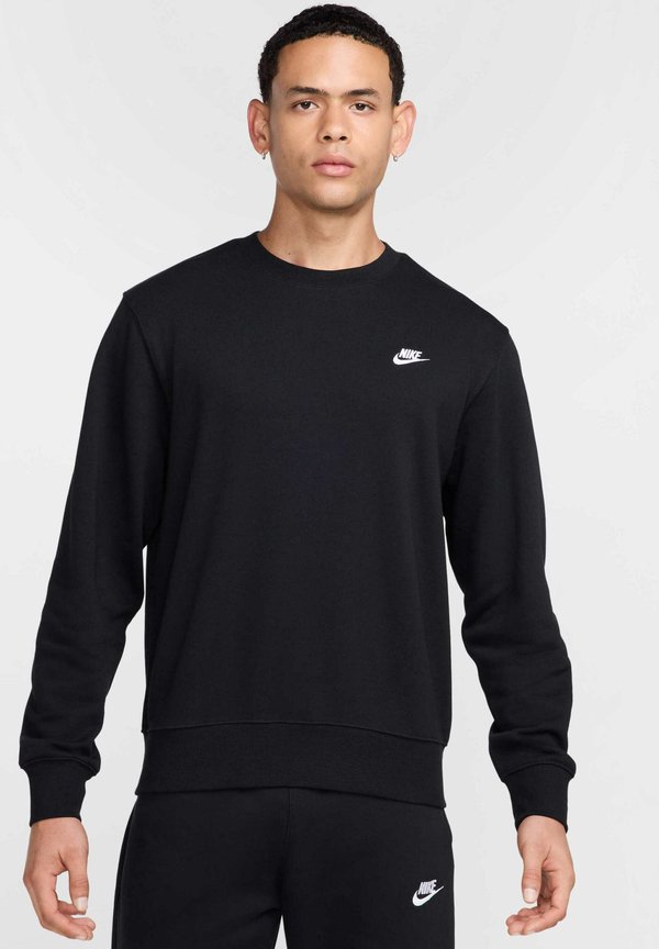 Nike Sportswear M NK CLUB FT CREW - Sweatshirt - black black white