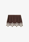 Mango ADULT - Mini skirt - marron