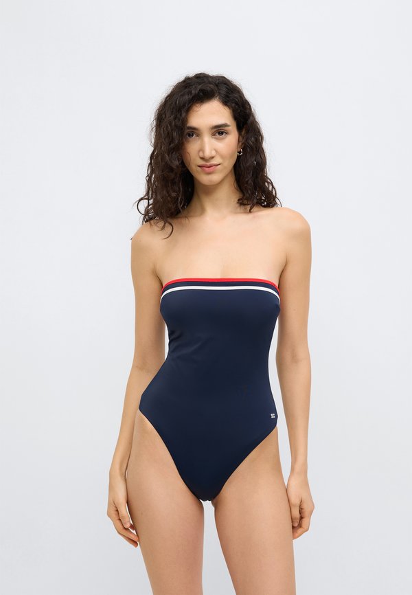 Tommy Hilfiger CLASSIC HALTERNECK BANDEAU HIGH-CUT SWIMSUIT