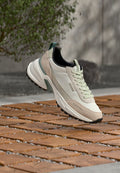 Calvin Klein HIKE RUNNER - Trainers - brilliant white/misty blue/arctic