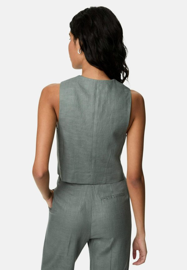 Marks & Spencer Linen Blend Tailored Vest