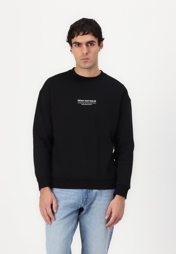 TOM TAILOR DENIM RELAXED PRINTED CREW NECK