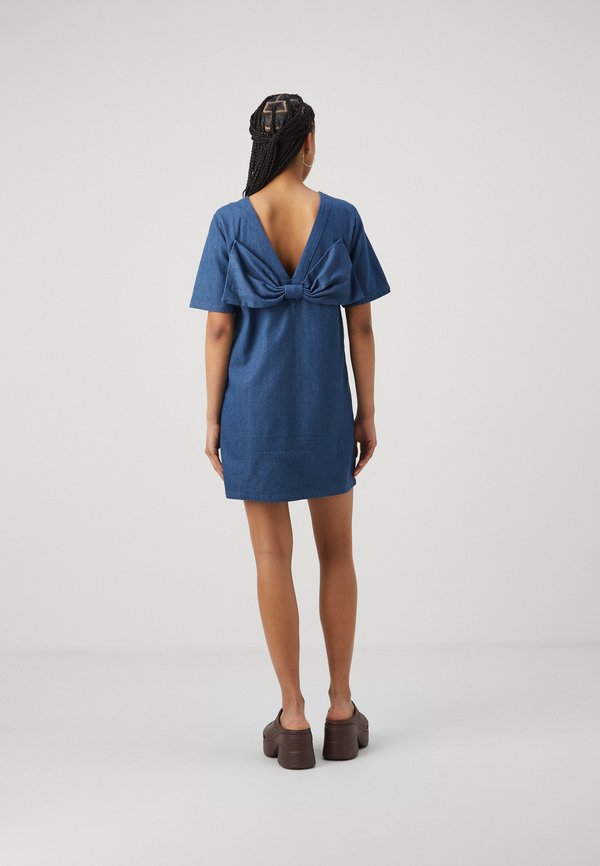 Pieces PCDOVE O NECK BOW SHORT DRESS