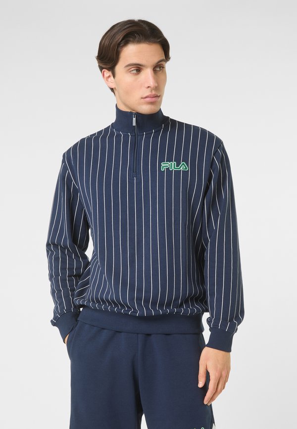 Fila STATUTO LOOSE PINSTRIPED HALF ZIP
