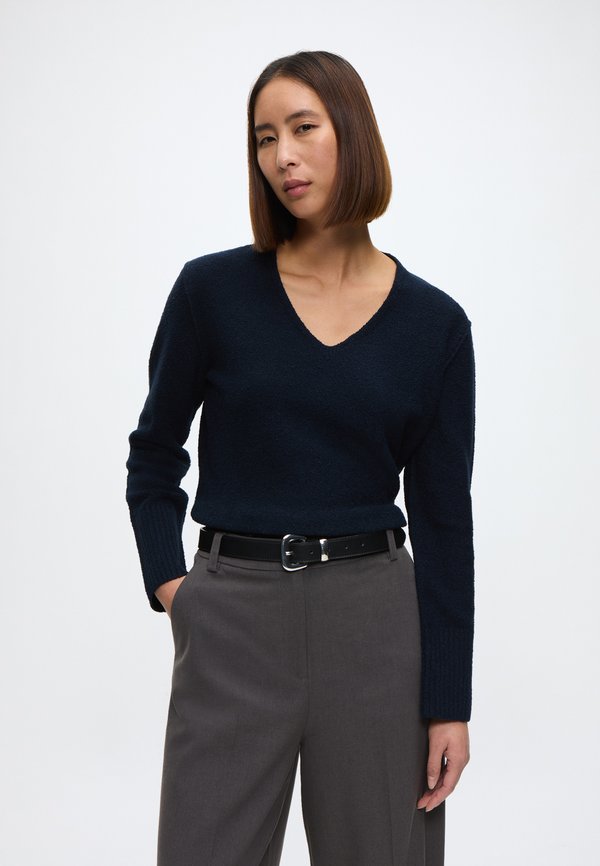 TOM TAILOR KNIT BOUCLE V-NECK