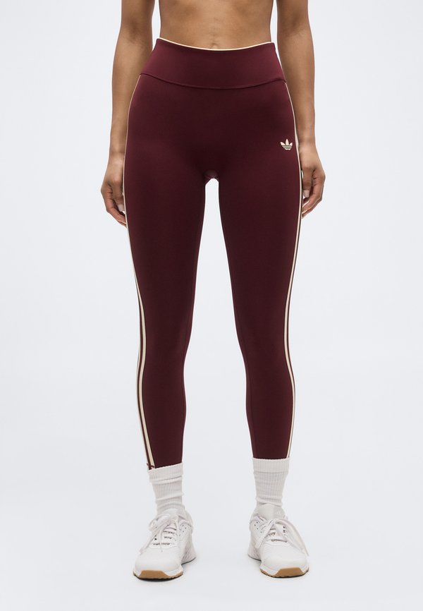 adidas Performance ORIGINALS SPORT SUPERSTAR 7/8 - Leggings - maroon