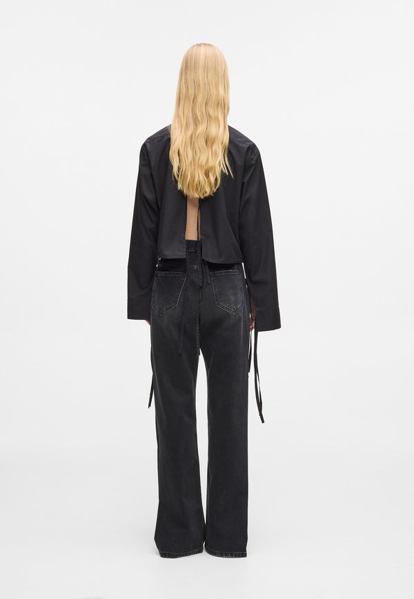 Karl Lagerfeld Jeans SPLIT-HEM HIGH-RISE STRAIGHT