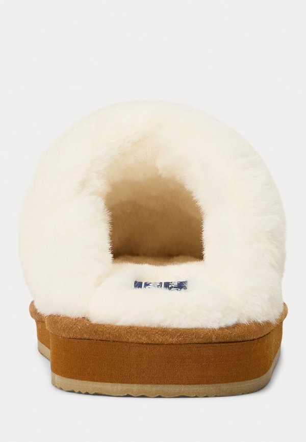 Polo Ralph Lauren PONY SUEDE & FAUX-FUR SLIPPER