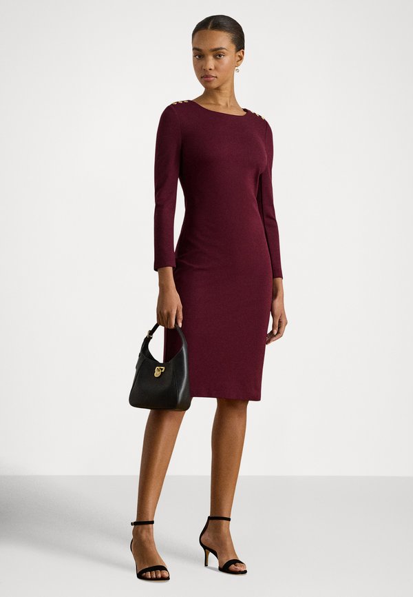 Lauren Ralph Lauren PONTE THREE-QUARTER-SLEEVE DRESS